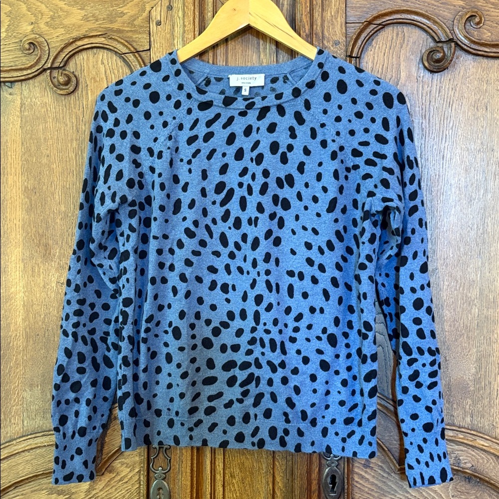 J Society Spotted Print Sweater